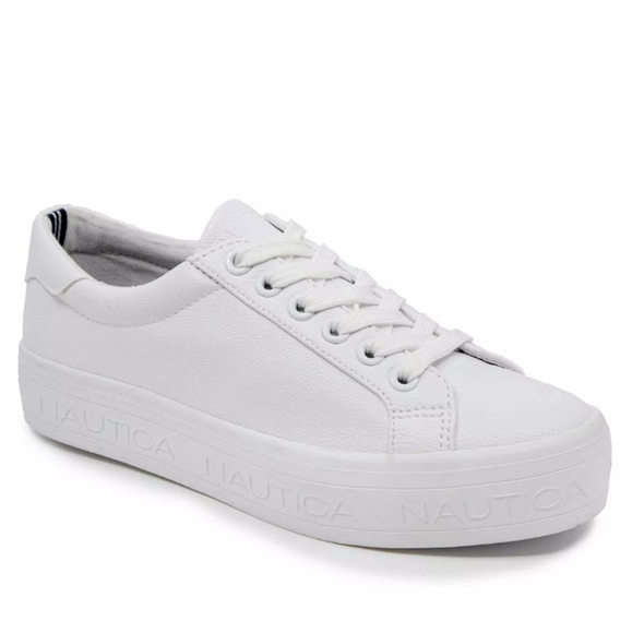 Nautica Shoes - Nautica Aelisa Platform Sneakers White 9